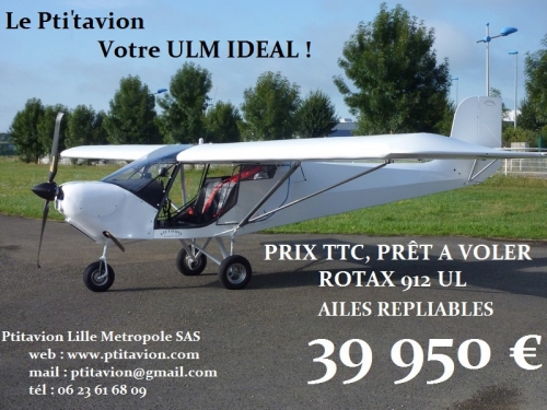 ulm,ulm occasion,occasion ulm,ulm occasions,annonces ulm,ptitavion,multiaxe ptitavion,léopold didier,thierry canon,ulm repliable,rotax 912